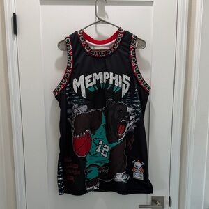 Abrand Memphis Morant #12 Men’s Basketball Jersey - Black and Teal